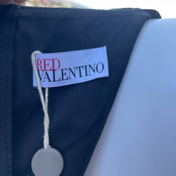 RED VALENTINO  Black Dress Size 44 - Picture 6 of 14